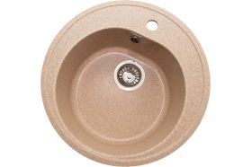 Кухонная мойка GranAlliance GA-10 песочный GA-10-302 (артикул 17546550) – фото 1
