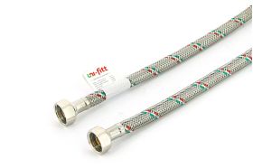 Подводка гибкая ВВ (1/2""; 50 см; DN 8; оплётка из нерж. стали) Uni-Fitt 500S2005 (артикул 16847321) – фото 1