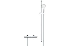 Термостат для душа с душевым гарнитуром Grohe Precision Flow 34842000 (артикул 19647060) – фото 1