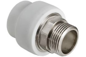 Соединитель PPR под ключ с переходом на наружную резьбу 32х1" Valtec VTp.707.0.03206 (артикул 15638020) – фото 1