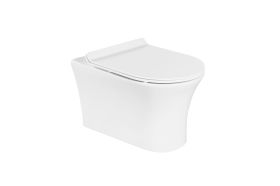 Подвесной безободковый унитаз BelBagno ANCONA BB1224CHR-SM (артикул 18121363) – фото 1