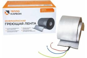 Инфракрасная греющая лента ТеплоКарбон IT-120W-L400/10 (артикул 20700675) – фото 1