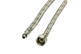 Подводка для смесителей СТМ сталь, 1/2xM10x80 см., короткий штуцер CWFSS080 (артикул 17842936) – фото 1