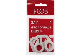 Набор прокладок из фторопласта FOOB 3/4, 4 шт F20.44.4 00-00002549 (артикул 21298894) – фото 1
