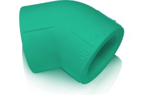 Уголок Blue Ocean 45 градусов, 20, полипропиленовый, зеленый PPRF/45E G -20 (артикул 18808452) – фото 1