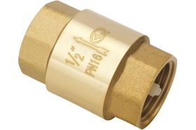 Обратный клапан с пластиковым сердечником AQUALINK 1/2 2342 (артикул 17360070) – фото 1