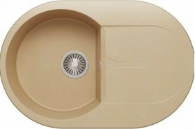 Кухонная мойка Polygran ATOL-760 (№27 Бежевый) 679023 (артикул 20463700) – фото 1