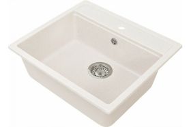 Кухонная мойка GreenStone GRS-06 цвет: белый GRS-06-331 (артикул 17989597) – фото 1