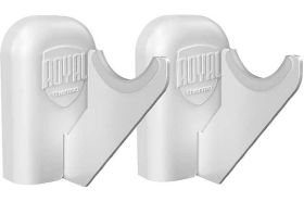 Комплект настенных регулируемых кронштейнов Royal Thermo Design 100, белые НС-1402551 (артикул 21799072) – фото 1