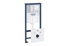 Система инсталляции для подвесного унитаза GROHE Rapid SL комплект 5 в 1 38827000 (артикул 16047148) – фото 1