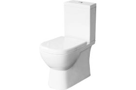Унитаз-компакт Sanita Luxe Quadro Slim Luxe с быстросъемным сиденьем, дюропласт, микролифт QDRSLCC01151022 (артикул 19595946) – фото 1
