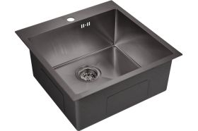 Мойка EMAR универсального монтажа EMB-116 PVD Nano Dark (артикул 16415032) – фото 1