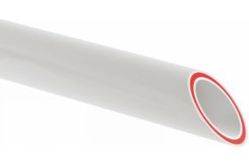 Армированная стекловолокном труба SLT AQUA PP-R/ PP-R-GF/ PP-R D25x3,5 SDR7,4 4м SLTPGF72520 (артикул 19765570) – фото 1