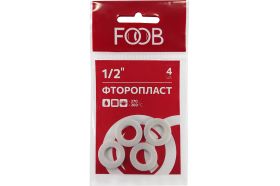Набор прокладок из фторопласта FOOB 1/2, 4 шт. F20.34.4 00-00002544 (артикул 21298918) – фото 1