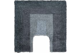 Коврик Fora для ванной комнаты, хлопковый, серый, LOFT 50x50 cm FOR-LT052-U50 (артикул 16350323) – фото 1