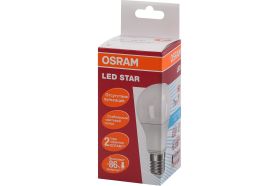 Светодиодная лампа OSRAM LED STAR A Стандарт 7Вт E27 600 Лм 4000 К Нейтральный белый свет 4058075096417 (артикул 18134143) – фото 1