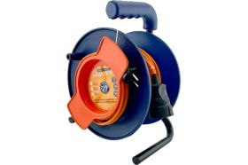 Силовой удлинитель на катушке Glanzen ПВС 2х0,75 арт. EC-20-001 00-00006527 (артикул 16213388) – фото 1
