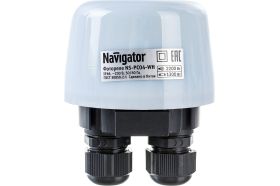 Датчик Navigator NS-PC04-WH Фотореле 80451 (артикул 20680953) – фото 1