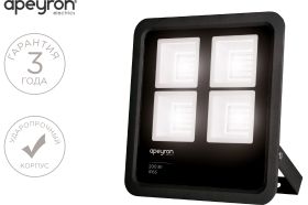 Прожектор Apeyron 220-240 В, 200 Вт, 17000 Лм, IP65, PF-0,9, CRI＞80, 4200K, 320x75x365 мм. 05-43 (артикул 21195298) – фото 1
