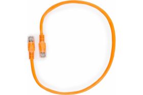 Патч-корд Cablexpert UTP PP12-0.5M/O кат. 5e, 0.5м, литой, многожильный оранжевый PP12-0.5M/O (артикул 15933260) – фото 1