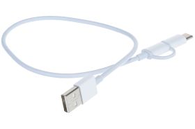 USB-кабель Xiaomi Mi 2-in-1 USB Cable Micro-USB to Type-C 30cm SJV4083TY (артикул 16183672) – фото 1