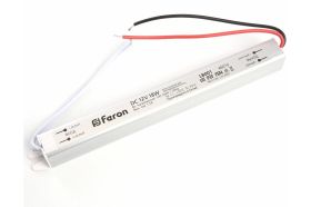 Электронный трансформатор FERON для светодиодной ленты 18W 12V (ультратонкий драйвер), LB001 48010 (артикул 22060336) – фото 1