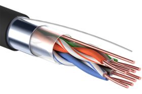 Кабель PROconnect витая пара FTP 4PR 24AWG, CAT5e наружный OUTDOOR бухта 305 м 01-0154 (артикул 16124598) – фото 1