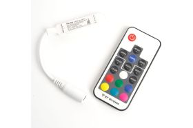 Контроллер RGB mini для светодиодной ленты FERON с П/У, 12-24V, LD66 48032 (артикул 21068710) – фото 1