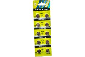 Батарейки для часов Ergolux AG10 BL-10 AG10-BP10 LR54/LR1130/189/389 14321 (артикул 20225878) – фото 1