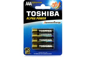 Алкалиновый элемент питания Toshiba LR03 ALPHA POWER 4456 (артикул 16379453) – фото 1