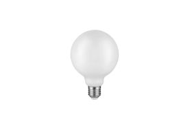 Лампа Gauss Filament, G125, 10W, 1070lm, 3000К, Е27, milky, диммируемая, LED, 1/20 187202110-D (артикул 16436838) – фото 1