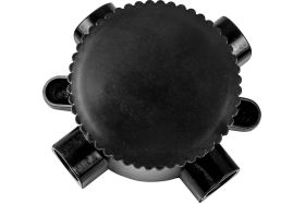 Монтажная электрическая коробка FERON 660V, 165х65х135, черный, КЭМ 2-660-3, 29851 (артикул 15928617) – фото 1