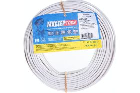 Провод ПУНПбм Мастер Тока 3х1.5 белый 20м МТ1438 (артикул 16014048) – фото 1