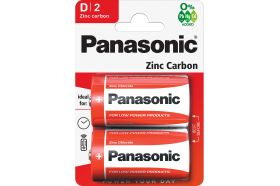 Батарейка Panasonic, R20 Zinc Carbon BL2 168 (артикул 17478930) – фото 1