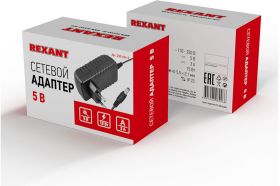 Блок питания REXANT 5 В 15 Вт 3 А разъем 5.5х2.1 200-024-5 (артикул 18213421) – фото 1