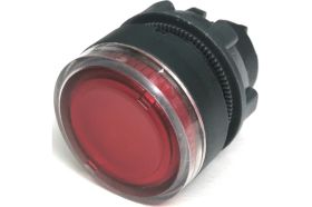 Головка Briswik плоская возврат подсветка 22мм КМЕ 46Л красный IP65 ZB5BW4.BR (артикул 19644906) – фото 1