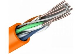 Кабель REXANT витая пара, UTP 4PR 23AWG, CAT6, нгА-HF, LSZH, бухта 305м 01-0050 (артикул 16124645) – фото 1