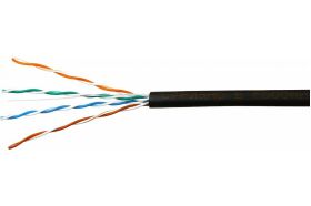 Кабель SkyNet Standart UTP outdoor 4x2x0,48, медный, FLUKE TEST, кат.5e, однож., 305 м, box, черный CSS-UTP-4-CU-OUT (артикул 15932895) – фото 1