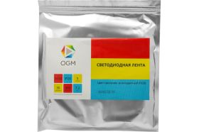 Светодиодная лента OGM 12В, 7,2Вт/м, smd5050, 30д/м, IP20, 10мм, 5м, RGB LSE-159 (артикул 16192503) – фото 1