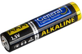 Элементы питания General Lighting Systems GBAT-LR03 AAA щелочные 24/960 800554 (артикул 16306867) – фото 1