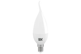 Лампа IEK LED CB35, свеча на ветру, 7вт, 230В, 3000К, E14 LLE-CB35-7-230-30-E14 (артикул 16459899) – фото 1