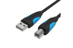 Кабель Vention USB 2.0 AM/BM - 3м, черный VAS-A16-B300 (артикул 16442797) – фото 1