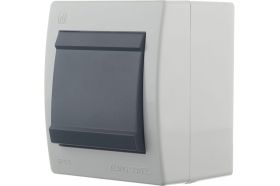 Альтернативный выключатель Aling-conel POWER IP44 10AX 250В открытой установки, серый 253.1A 117022 (артикул 20018770) – фото 1
