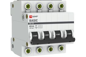 Выключатель нагрузки EKF 4P 63А ВН-29 Basic SQSL29-4-63-bas (артикул 16040640) – фото 1