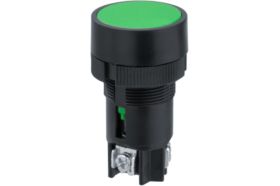 Кнопка Navigator NBI-B-04-G Пуск, зеленая, d22мм, NO 82811 (артикул 18107953) – фото 1