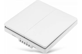 Настенный выключатель Aqara две клавиши, Wall Switch No Neutral, Double Rocker QBKG03LM (артикул 17440260) – фото 1