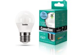 Светодиодная лампа Camelion LED12-G45/845/E27 12Вт 220В 13696 (артикул 15906492) – фото 1