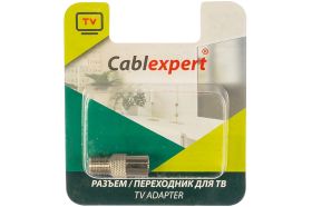 Переходник F / TV Cablexpert, блистер, APL-FTVF-01 (артикул 16206382) – фото 1