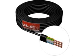 Кабель ULC ВВГ-ПнгА 3x2.5 черный, 100м ULC0024 (артикул 16205487) – фото 1