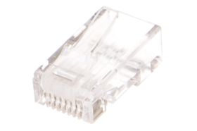 Вилка Cablexpert RJ-45 8P8C LC-8P8C-002 универсальная кат.6, контакты 30 микрон 100 шт LC-8P8C-002 (артикул 15933251) – фото 1